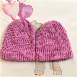 Light Pink Handmade Hats Teens-Medium Size Adults